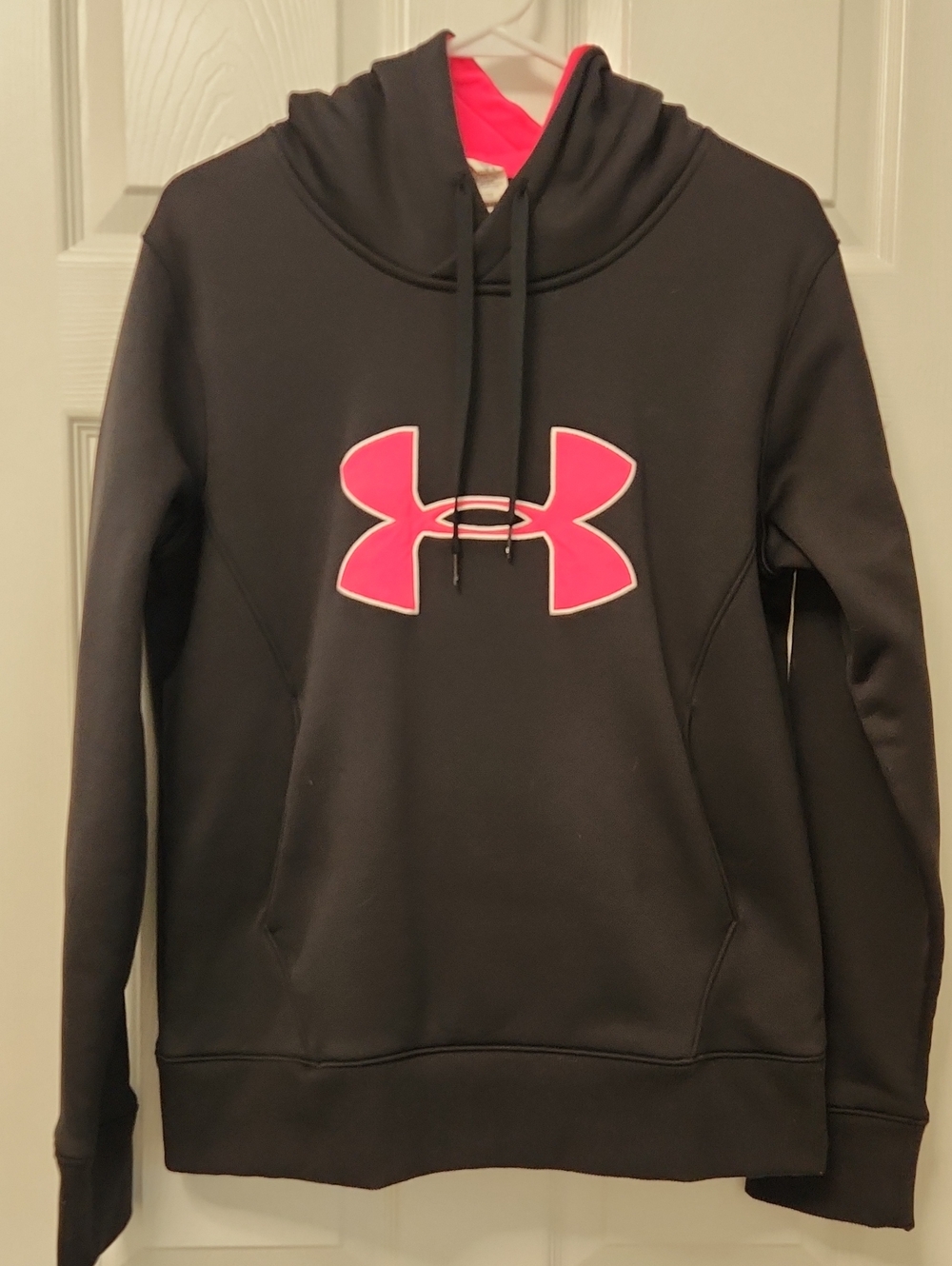Black And Pink Under Armour Hoodie